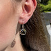 Linda MacDonald Sterling Silver and 9ct Gold Bird Drop Earrings | H&H