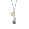Linda MacDonald Bunny Sterling Silver Necklace The Bunny and the Bee Collection EBUNS