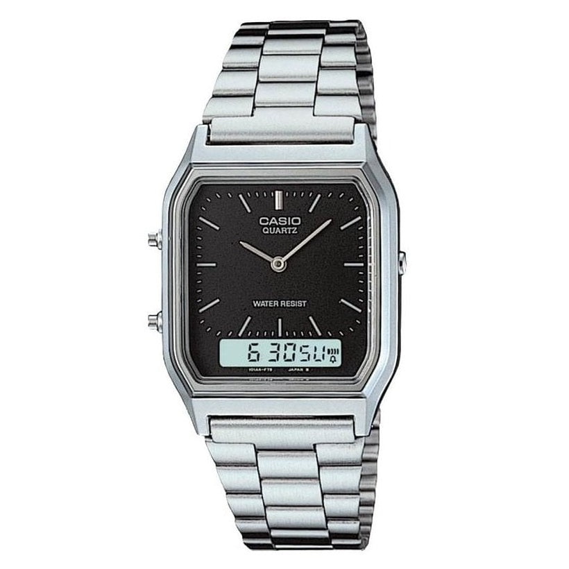 Casio Retro Collection Analogue Digital Watch AQ-230A-1DMQYES | H&H ...