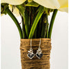 Linda MacDonald Heart And Daisy Sterling Silver And 9ct Gold Drop Earrings Hearts And Flowers Collection DHF