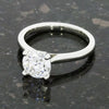 Platinum 1.71cts Lab Created Brilliant Cut Diamond Solitaire Ring