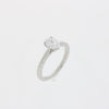 Platinum 1.00ct Oval Brilliant Cut Lab Grown Diamond Solitaire Ring | H&H