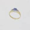 18ct Yellow Gold Heart Shape Sapphire and Diamond Ring Video | H&H 