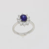 Pre-Owned 18ct White Gold Sapphire & Diamond Ring | H&H Jewellers