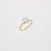 18ct Gold 1.30ct Pear Cut Lab Grown Diamond Solitaire Ring F VVS2 | H&H