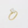 18ct Yellow Gold 1.76cts Lab Grown Pear Shape Diamond Ring | H&H