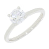 Platinum 1.01ct Brilliant Cut Lab Grown Diamond Solitaire Ring F VS