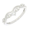 Platinum Diamond Set Wishbone Ring 0.33cts | H&H Family Jewellers