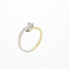 9ct Yellow and White Gold 0.25cts Brilliant Cut Diamond Cluster Ring | H&H