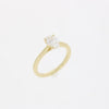 18ct Gold 1.00ct Oval Brilliant Cut Lab Grown Diamond Solitaire Ring | H&H