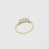 9ct Yellow Gold 0.25cts Brilliant Cut Natural Diamond Trilogy Ring | H&H
