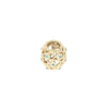 Pre Owned Rare Pandora 14ct Gold Round Blue Stone Set Charm CH1325 | H&H