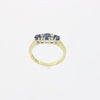18ct Gold Sapphire And 0.10cts Diamond Dress Ring Pre Owned | H&H 