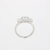 Platinum 2.06cts Lab Grown Diamond Brilliant Cut Three Stone Ring | H&H