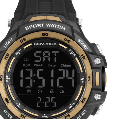 Sekonda Crossfell Digital Sports Watch Black 30162 | H&H Jewellers