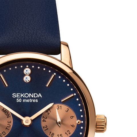 Sekonda Classic Ladies Watch Blue Strap 40304 | H&H Jewellers Cheshire