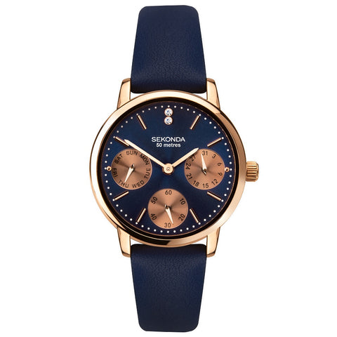 Sekonda Classic Ladies Watch Blue Strap 40304 | H&H Jewellers Cheshire