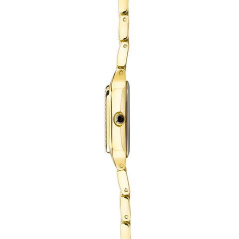 Sekonda Monica Crystal Bezel Ladies Watch Gold Plated Bracelet 40642