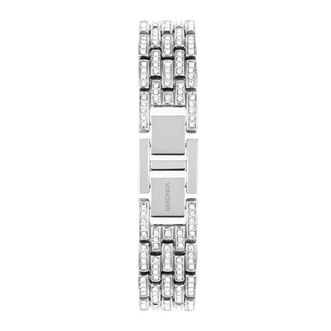Sekonda Monica Ladies Watch Silver Full Stone Set Bracelet 40660 | H&H