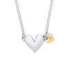 Linda MacDonald Dilver and 9ct Gold Heart Necklace You and Me EYM | H&H