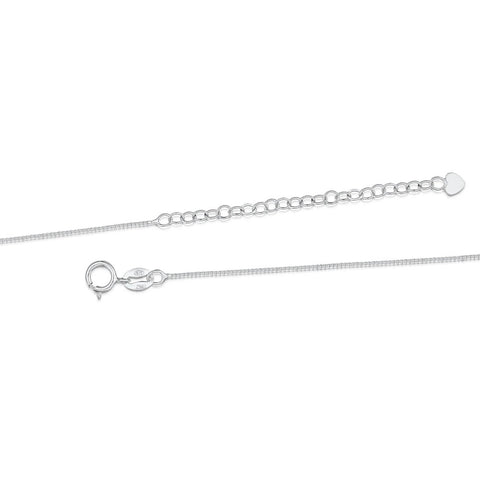 Shrieking Violet Real Flower Oval Silver Necklace MP65 | H&H Jewellers